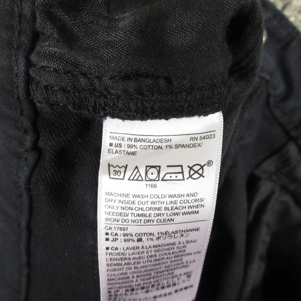 Banana Republic Jeans Mens 33x32 Black Travel Slim Fit Stretch Flex Denim Pants